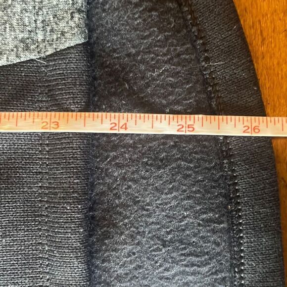 Columbia Black Gray Full Zip Raglan Long Sleeve Fleece Jacket Small Gorpcore - Picture 8 of 8